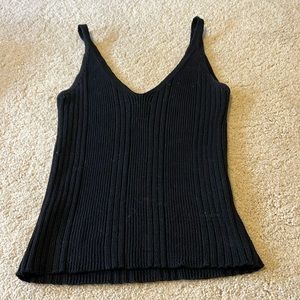 Anthropologie knit ribbed tank, stretch